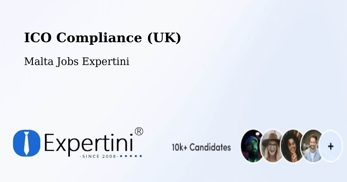 UK Data Protection & ICO Compliance – Mosta - Malta Jobs Expertini